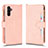 Custodia Portafoglio In Pelle Cover con Supporto BY2 per Samsung Galaxy A13 5G Oro Rosa