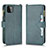 Custodia Portafoglio In Pelle Cover con Supporto BY2 per Samsung Galaxy A22 5G Verde