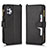 Custodia Portafoglio In Pelle Cover con Supporto BY2 per Samsung Galaxy A32 5G Nero