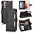 Custodia Portafoglio In Pelle Cover con Supporto BY2 per Samsung Galaxy S22 5G