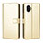 Custodia Portafoglio In Pelle Cover con Supporto BY2 per Samsung Galaxy XCover 6 Pro 5G Oro