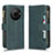 Custodia Portafoglio In Pelle Cover con Supporto BY2 per Sharp Aquos R8 Pro Verde