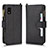 Custodia Portafoglio In Pelle Cover con Supporto BY2 per Sharp Aquos wish2 Nero