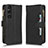 Custodia Portafoglio In Pelle Cover con Supporto BY2 per Sony Xperia 1 V