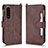 Custodia Portafoglio In Pelle Cover con Supporto BY2 per Sony Xperia 5 III SO-53B