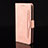 Custodia Portafoglio In Pelle Cover con Supporto BY2 per Xiaomi POCO C3 Rosa