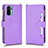 Custodia Portafoglio In Pelle Cover con Supporto BY2 per Xiaomi Poco M5S Viola