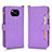 Custodia Portafoglio In Pelle Cover con Supporto BY2 per Xiaomi Poco X3 Pro Viola