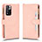 Custodia Portafoglio In Pelle Cover con Supporto BY2 per Xiaomi Redmi Note 11 Pro+ Plus 5G Oro Rosa