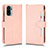 Custodia Portafoglio In Pelle Cover con Supporto BY2 per Xiaomi Redmi Note 11 SE India 4G Oro Rosa