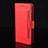 Custodia Portafoglio In Pelle Cover con Supporto BY2 per Xiaomi Redmi Note 9T 5G Rosso