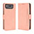 Custodia Portafoglio In Pelle Cover con Supporto BY3 per Asus ROG Phone 6 Pro Rosa