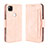 Custodia Portafoglio In Pelle Cover con Supporto BY3 per Google Pixel 4a Rosa