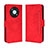 Custodia Portafoglio In Pelle Cover con Supporto BY3 per Huawei Enjoy 50 Pro Rosso