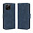 Custodia Portafoglio In Pelle Cover con Supporto BY3 per Huawei Enjoy 50z Blu