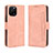 Custodia Portafoglio In Pelle Cover con Supporto BY3 per Huawei Enjoy 50z Rosa