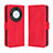 Custodia Portafoglio In Pelle Cover con Supporto BY3 per Huawei Honor Magic5 Lite 5G Rosso