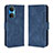 Custodia Portafoglio In Pelle Cover con Supporto BY3 per Huawei Honor X7 Blu