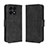 Custodia Portafoglio In Pelle Cover con Supporto BY3 per Huawei Honor X8a 4G Nero