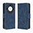Custodia Portafoglio In Pelle Cover con Supporto BY3 per Huawei Honor X9a 5G Blu