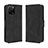 Custodia Portafoglio In Pelle Cover con Supporto BY3 per Huawei Nova Y61 Nero