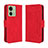 Custodia Portafoglio In Pelle Cover con Supporto BY3 per Motorola Moto Edge (2023) 5G Rosso