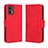 Custodia Portafoglio In Pelle Cover con Supporto BY3 per Motorola Moto Edge 30 Lite 5G Rosso