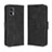 Custodia Portafoglio In Pelle Cover con Supporto BY3 per Motorola Moto Edge 30 Neo 5G Nero