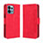 Custodia Portafoglio In Pelle Cover con Supporto BY3 per Motorola Moto Edge Plus (2023) 5G Rosso