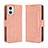 Custodia Portafoglio In Pelle Cover con Supporto BY3 per Motorola Moto G 5G (2023) Rosa