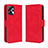 Custodia Portafoglio In Pelle Cover con Supporto BY3 per Motorola Moto G23 Rosso