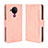 Custodia Portafoglio In Pelle Cover con Supporto BY3 per Nokia 5.4 Rosa