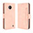 Custodia Portafoglio In Pelle Cover con Supporto BY3 per Nokia C10