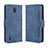 Custodia Portafoglio In Pelle Cover con Supporto BY3 per Nokia C2 Blu