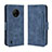 Custodia Portafoglio In Pelle Cover con Supporto BY3 per Nokia C200 Blu