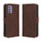 Custodia Portafoglio In Pelle Cover con Supporto BY3 per Nokia C300