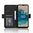 Custodia Portafoglio In Pelle Cover con Supporto BY3 per Nokia G22