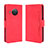 Custodia Portafoglio In Pelle Cover con Supporto BY3 per Nokia X100 5G Rosso