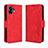 Custodia Portafoglio In Pelle Cover con Supporto BY3 per Nothing Phone 2 Rosso