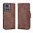 Custodia Portafoglio In Pelle Cover con Supporto BY3 per OnePlus Ace 5G Marrone