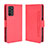 Custodia Portafoglio In Pelle Cover con Supporto BY3 per Oppo A16s Rosso