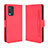 Custodia Portafoglio In Pelle Cover con Supporto BY3 per Oppo A54 4G Rosso