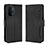 Custodia Portafoglio In Pelle Cover con Supporto BY3 per Oppo A54 5G Nero