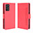 Custodia Portafoglio In Pelle Cover con Supporto BY3 per Oppo A54s Rosso