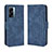 Custodia Portafoglio In Pelle Cover con Supporto BY3 per Oppo A77 5G Blu