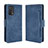 Custodia Portafoglio In Pelle Cover con Supporto BY3 per Oppo A95 4G Blu