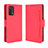 Custodia Portafoglio In Pelle Cover con Supporto BY3 per Oppo A95 4G Rosso