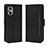 Custodia Portafoglio In Pelle Cover con Supporto BY3 per Oppo A96 5G Nero