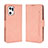 Custodia Portafoglio In Pelle Cover con Supporto BY3 per Oppo Find X5 Pro 5G Rosa