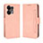 Custodia Portafoglio In Pelle Cover con Supporto BY3 per Oppo Reno8 Pro+ Plus 5G Rosa